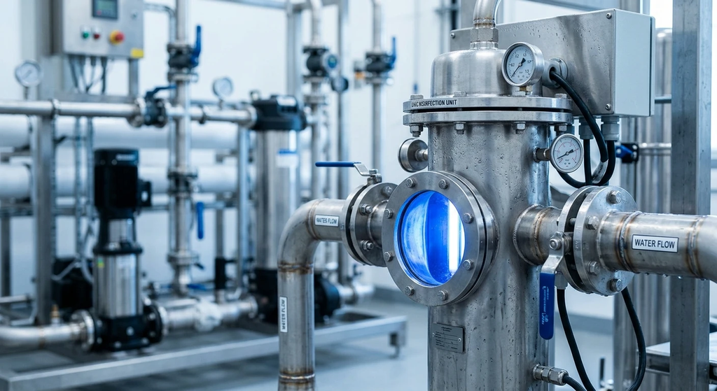 تجهیزات صنعتی گندزدایی آب به روش کلرزنی ازن زنی و UV دریا صنعت